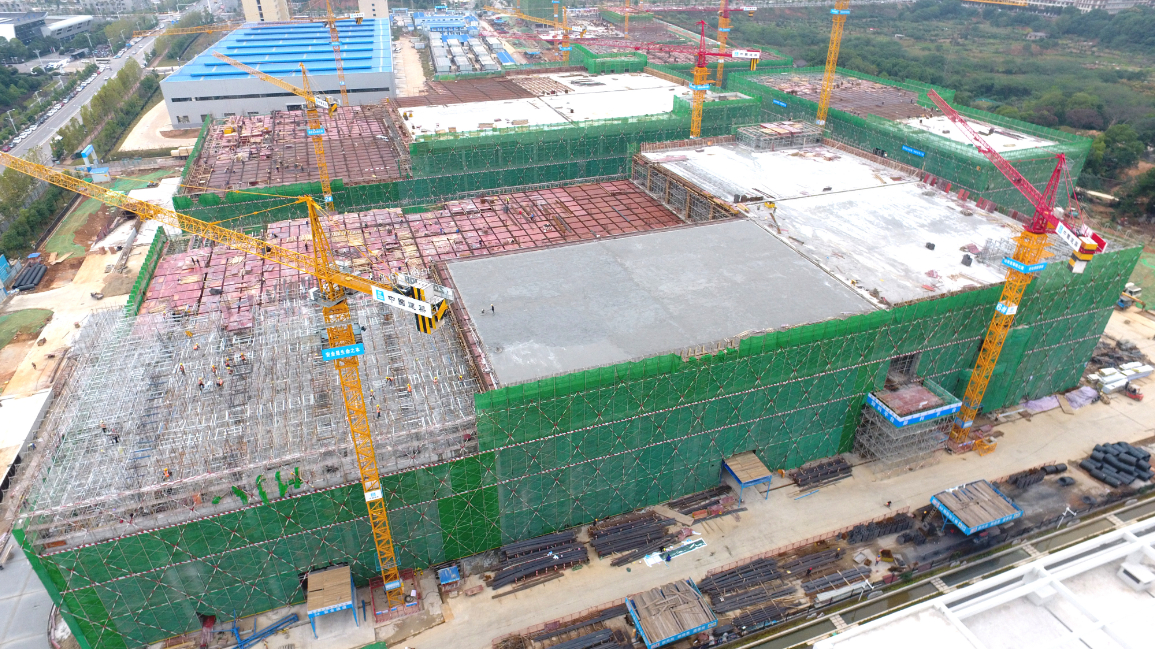 中建五局長(zhǎng)沙華為HUB項(xiàng)目